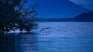 Lac du Bourget heure bleue